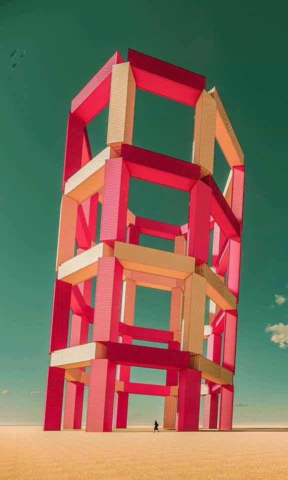artwork Pink Tower