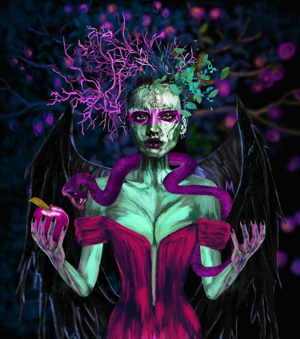 artwork Neon Lilith