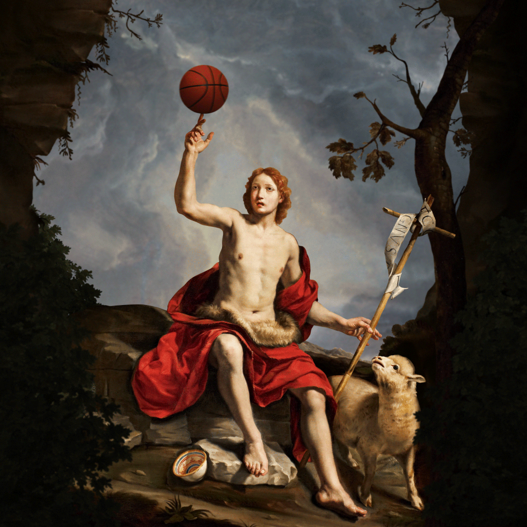 artwork St. John the Babtist Spinning a Ball in the Wilderness (vol. 3)