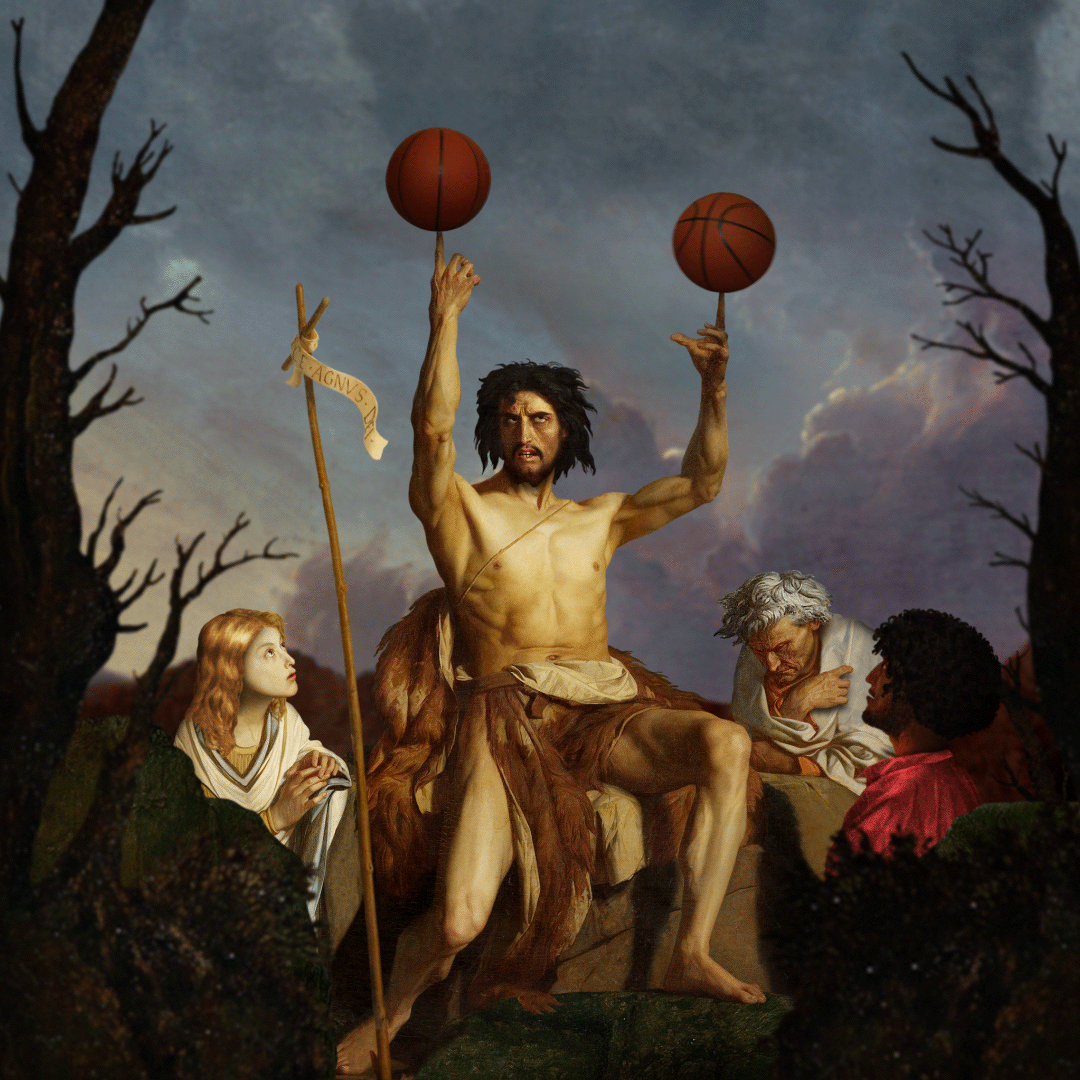 artwork St. John the Babtist Spinning a Ball in the Wilderness (vol. 4)